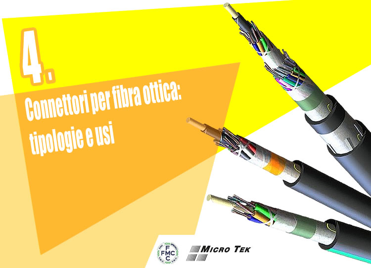 Connettori per fibra ottica: tipologie e usi